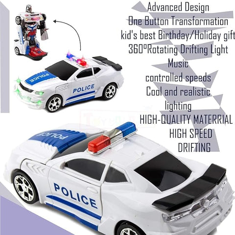 POLICE TRANSFORMER CAR | LMI-6880-2