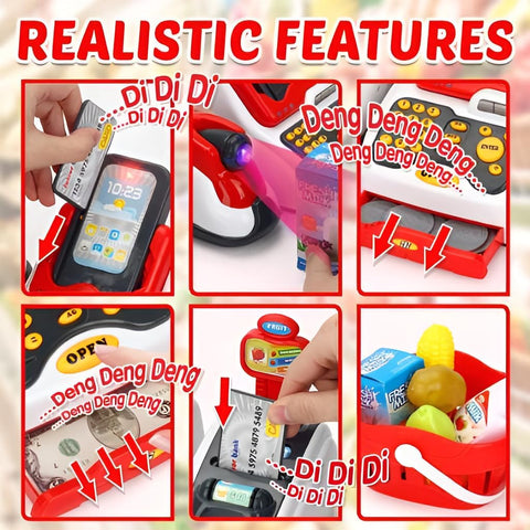 Cash Register with Scanner, Play Cash Register, Credit Reader  | 668-92