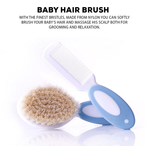 Premium 2 Piece Baby Hair Brush and Comb Set | BYIE304