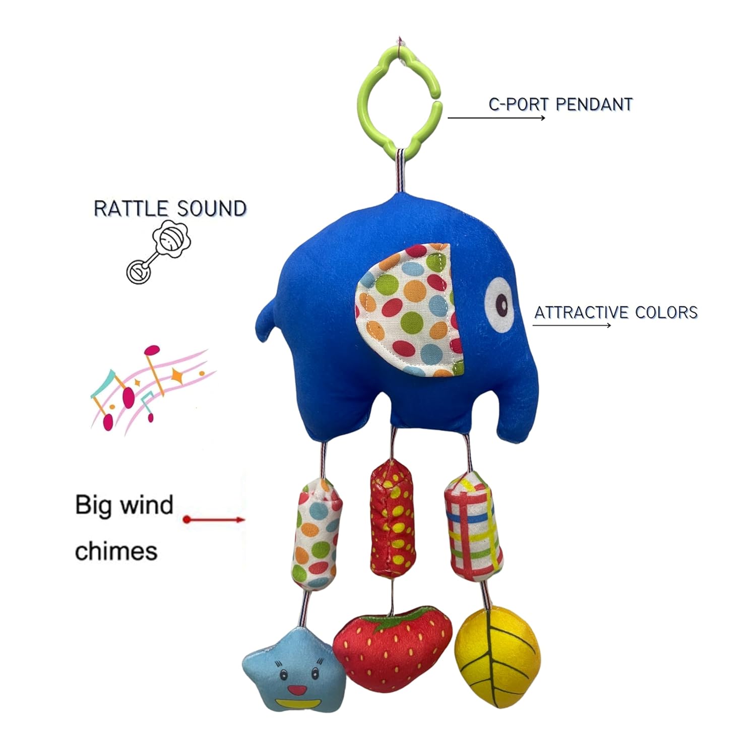 Baby Cradle Crib Hanging Rattles | HSR-01– KidsROAR