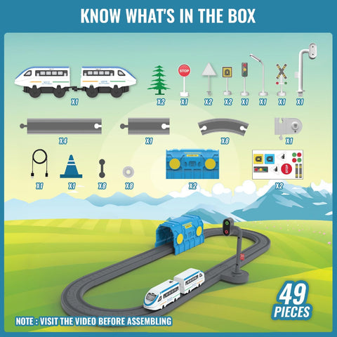DIY INDIAN CITY TRAIN SET 49P | EM-0401