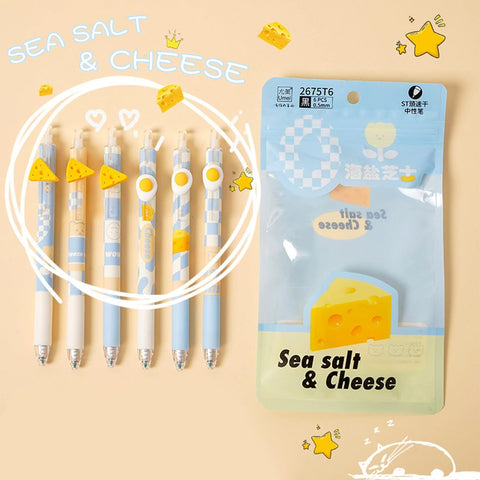 0.5mm Neutral Pens Cute Sea Salt Cheese Writing Pen | GBT-YM-A2675MP | PACK OF 1