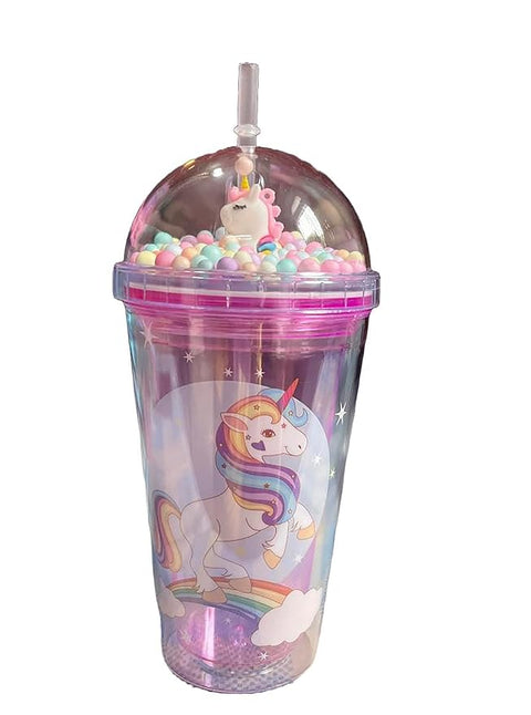 460ML SIPPER UNICORN STRAW WITH LIGHT | GBT-8390