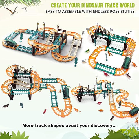 Dinosaur Race Track Car Toy Set | LMI-888-71