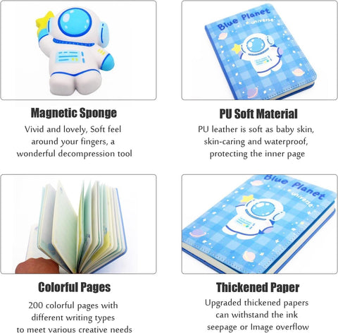 ASTRONAUT NOTEBOOK WITH 10 COLOR PEN | NB-KBX-2090-AT