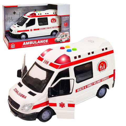 FRI AMBULANCE WITH LIGHT MUSIC BIG | LMI-8059-1
