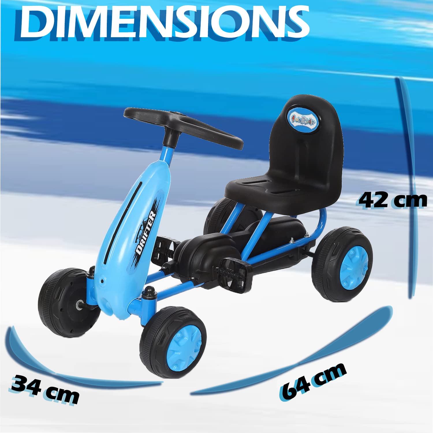 Drifter Go Cart Rider | FC-250– KidsROAR