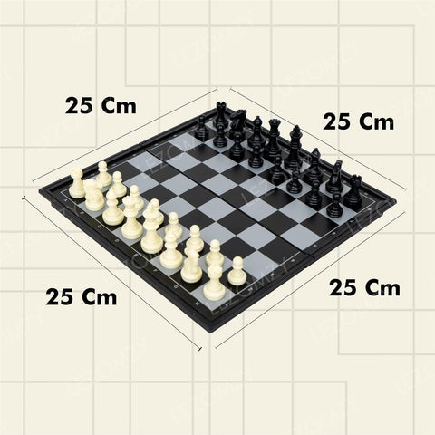 Magnetic Educational Chess Board Set with Folding Chess Board | NEQX-5677