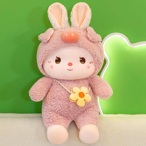 Plush Rabbit Sitting Doll | NXS1545-15DL | COLOR MAY VERY