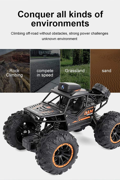 RC Cars Remote Control Car with 720P HD FPV WiFi Camera, 2.4Ghz 1/18 Scale Off-Road | NELHC0233B