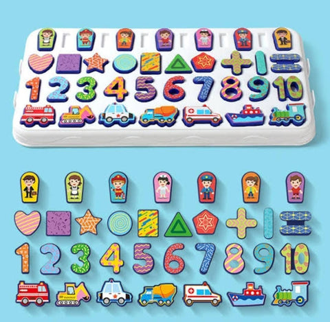 Education Table 5 in 1 Early Learning Shape Matching Magnetic Fishing Table | 559-F