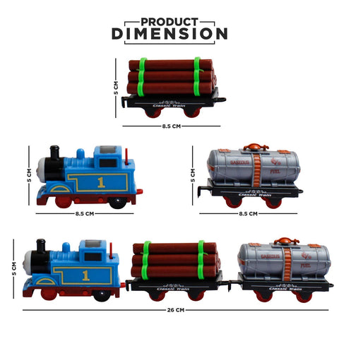 Train Set with Track | 11 Piece Set | Battery Operated | ZY-3305