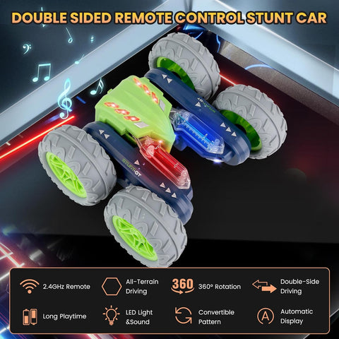 Double Sided | 360° Flips Rotating RC Car | NELMI-C064