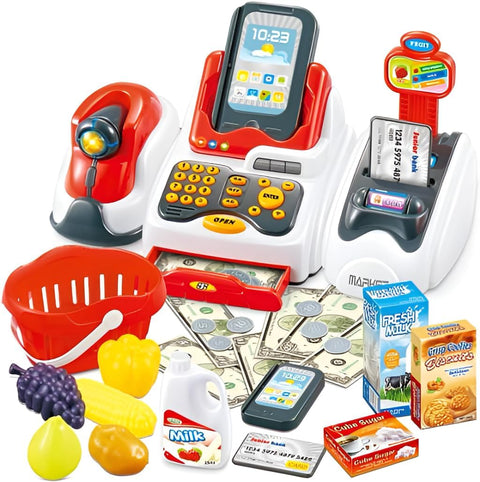 Cash Register with Scanner, Play Cash Register, Credit Reader  | 668-92