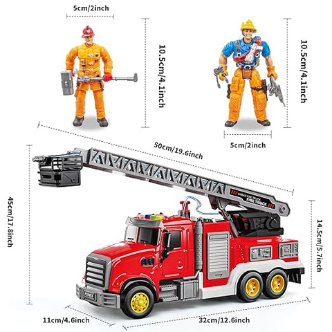 FRI FIRE FIGHTING TRUCK WITH LIGHT MUSIC | S977-25