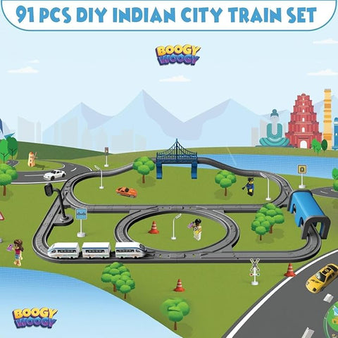 DIY INDIAN CITY TRAIN SET 49P | EM-0401