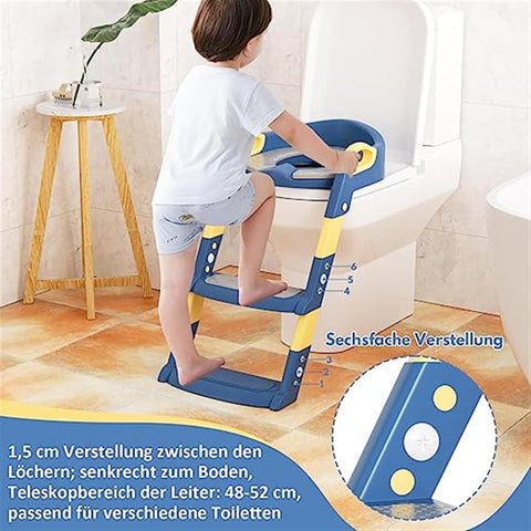 Toilet Trainer with Stairs - Potty Training Toilet Seat | HP-1008 | COLOR MAY VERY
