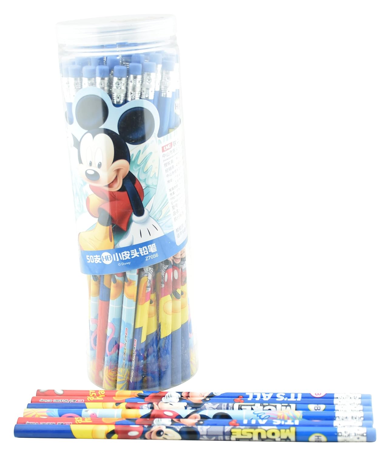 Mickey Mouse Pencils, HB Pencil Set of 50 GBT935 KidsROAR