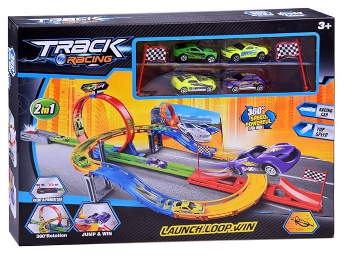 Track Racer Racing Car Set | 8014– KidsROAR