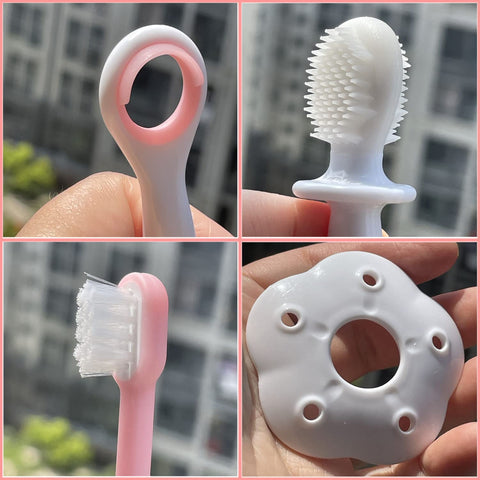 Baby Tongue Cleaner Newborn+Soft Bristle Toothbrush+Training Tooth  Brush | 19181
