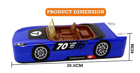 Racing car style double layer metal pencil box | GBT-4179