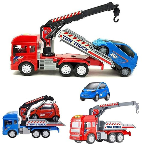 Friction Tow Trucks With Car | LMI-8030-40A