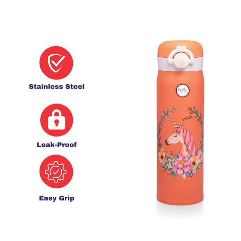 Stainless Steel Hot and Cold Water Bottle | GBT-1062 | COLOR AND PRINTS MAY VERY