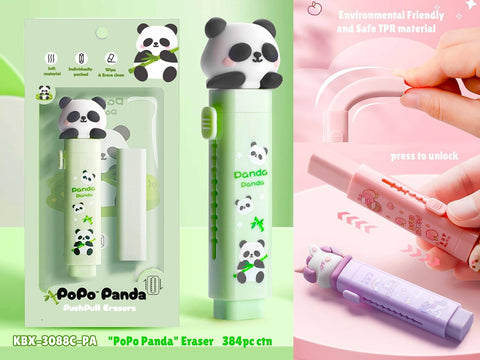 Cute Pencil Stationery Retractable Rubber Stick Erasers | KBX-3088C-PA