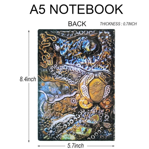 Vintage Leather Journal Notebook | NB-3D-A5-141