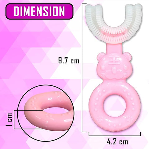 Manual U- Shaped Toothbrush  All Round Oral Cleaning Tool with Soft Bristles | GBR-TB279