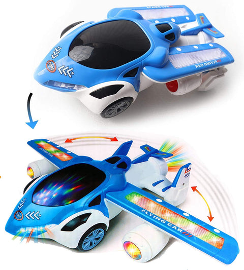 Music and Lights Flying Car Bump and Go Action, Battery Operated | NEYJ388-42