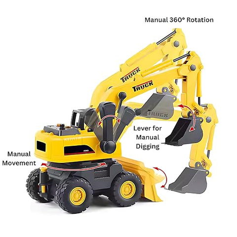 FRI 2IN 1 JCB WITH LIGHT MUSIC WITH SMOKE | LMI-8151-1