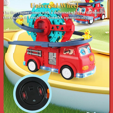2 in 1 Fire Engine Slide Toy Set | NEYJ388-64