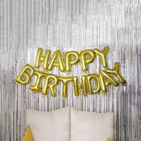 16" GOLD HAPPY BIRTHDAY FOIL BALOON | HB1040