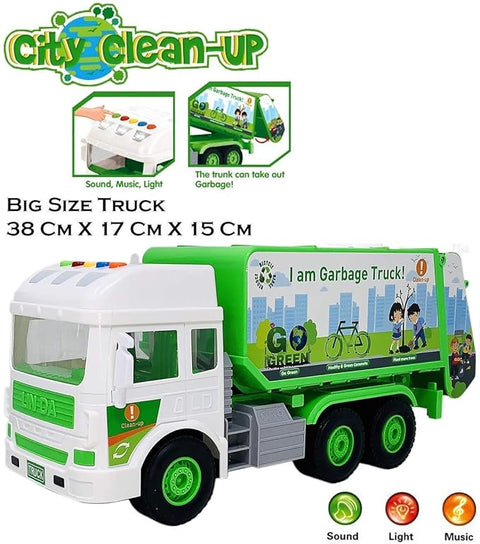 Friction Powered Garbage Truck | LMI-8030-65A