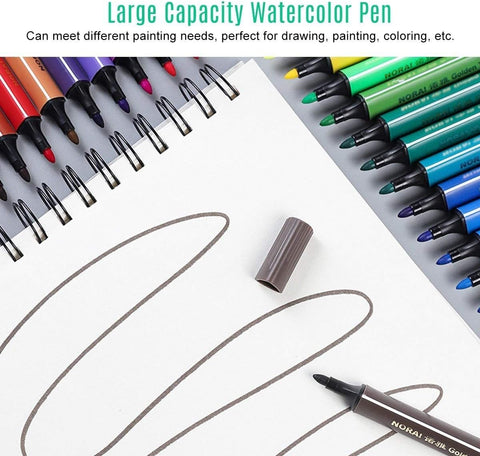 Colored Marker Pen Rounded Tip Watercolor Pen Kit Markers | GBT-1555