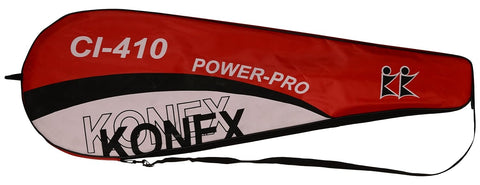 Aluminum-Alloy Badminton Racquet-(CI-410), 68 cm x 21 cm x 2 cm, Red, Pack of 2 | RACK133