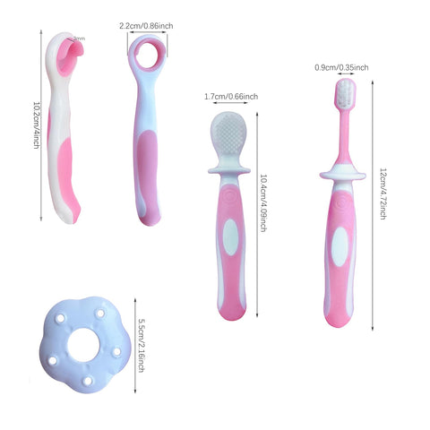 Baby Tongue Cleaner Newborn+Soft Bristle Toothbrush+Training Tooth  Brush | 19181