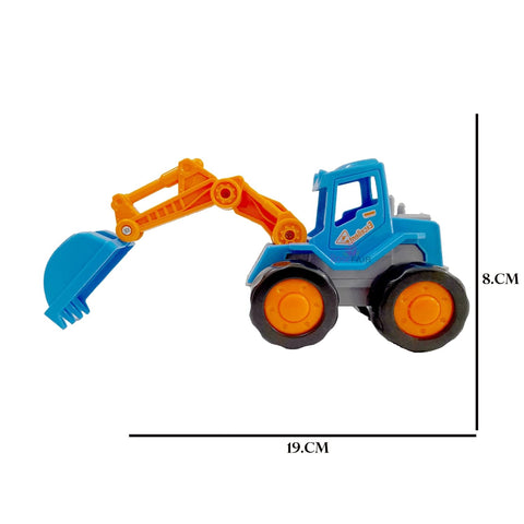Unbreakable Funny Cartoon Pull Back Friction Power diecast Toy Vehicle  ( JCB ) NEMD5333