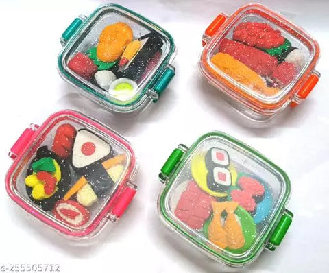 Single Box Eraser Pack Food Theme designs cute erasers kids box erasers | GBT-QH8614 | ASSORTED