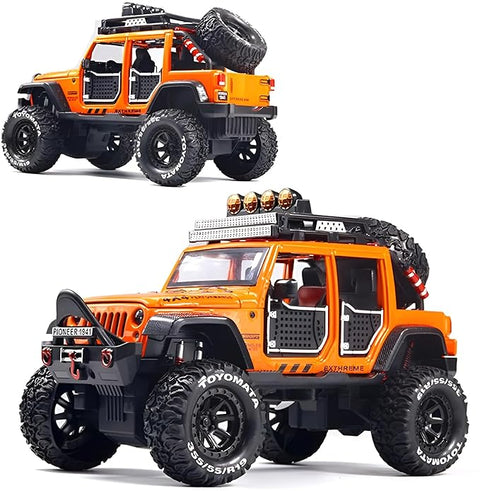 Die Cast Jeep Wrangler Rubicon Model Toy Car | 2412B
