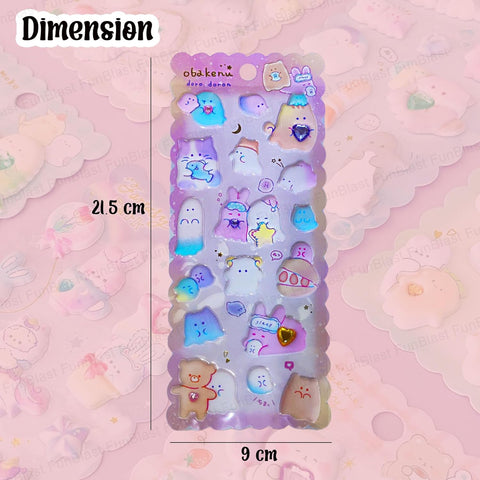 Puffy Stickers , 3D Stickers | DS-SL-ANT