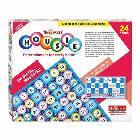HOUSIE 24 CARDS RED | TM52-57