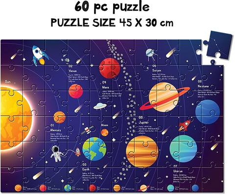 SOLAR SYSTEM PUZZLE 60P SMALL | SS-6124