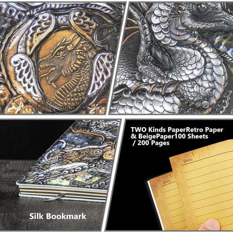 Vintage Leather Journal Notebook | NB-3D-A5-141