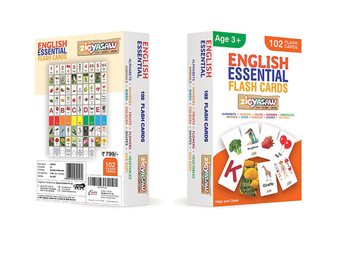 English Essential Mega Combo Flash Cards - Early Learning | NEENG34046