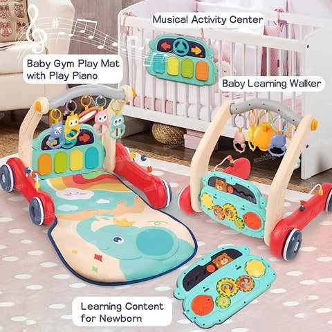 3IN1 PIANO PLAY GYM WALKER | CE354-1