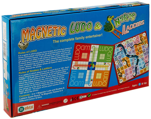 Magnetic Ludo Snakes 'N' Ladders Board Game | EDS-45