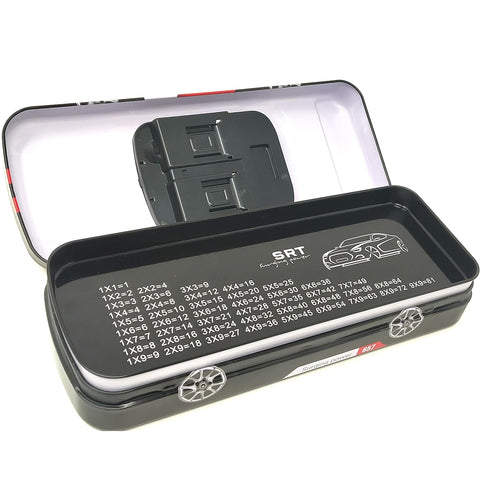 Racing car style double layer metal pencil box | GBT-4179