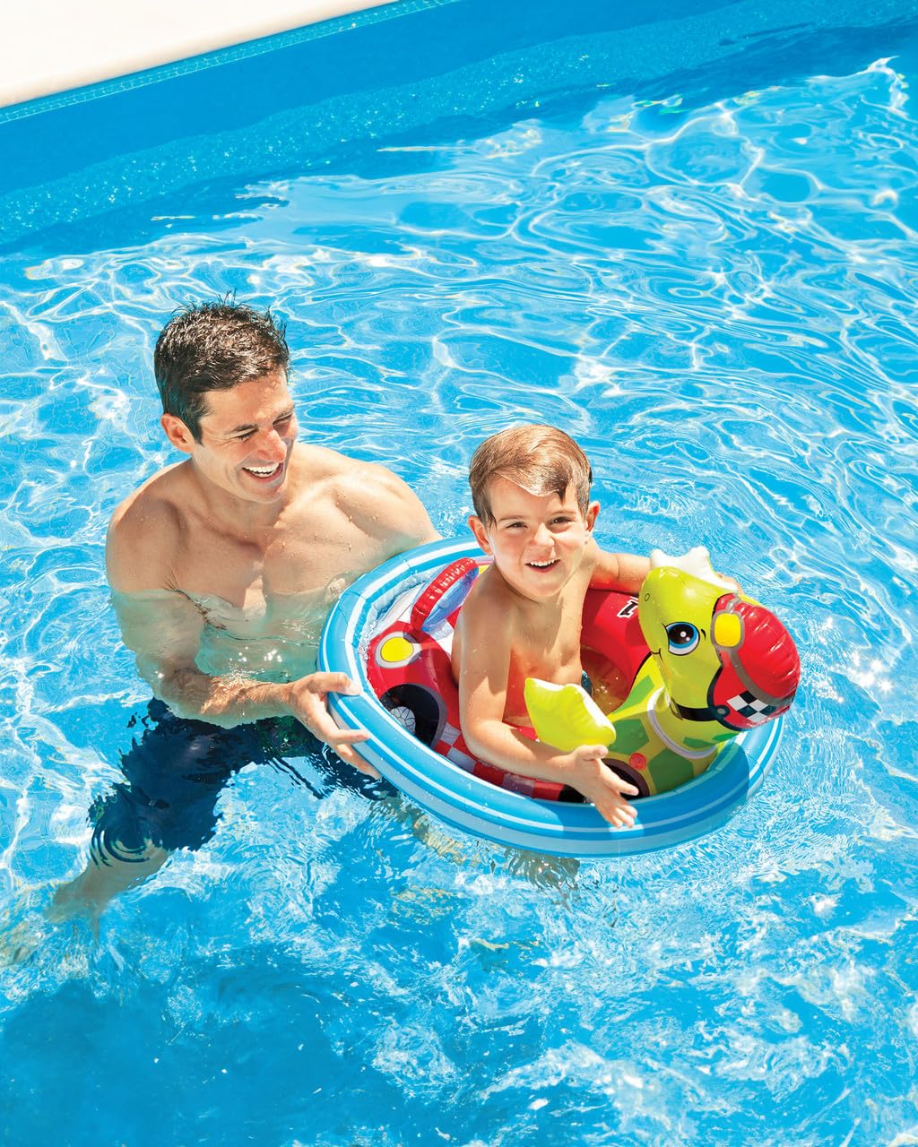 Wetset Collection See-Me-Sit Rider Inflatable Pool Floats | NEI59570 ...
